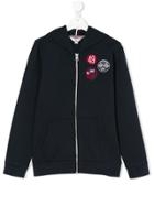 Gant Kids Patches Hoodie - Blue