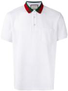 Gucci - Bug Collar Polo Shirt - Men - Cotton/spandex/elastane - Xl, White, Cotton/spandex/elastane
