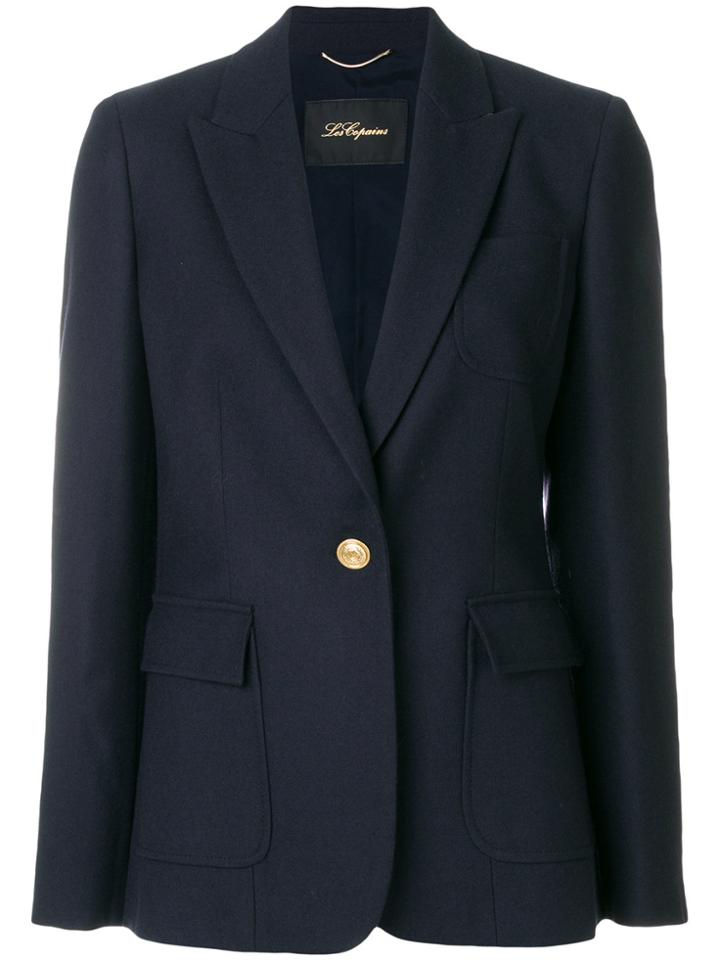 Les Copains Flap Pocket Blazer - Blue