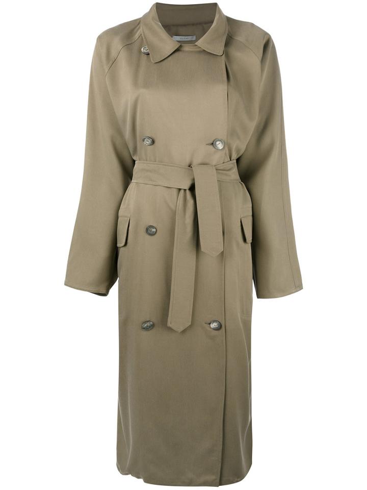Dusan Oversized Trenchcoat, Women's, Brown, Silk