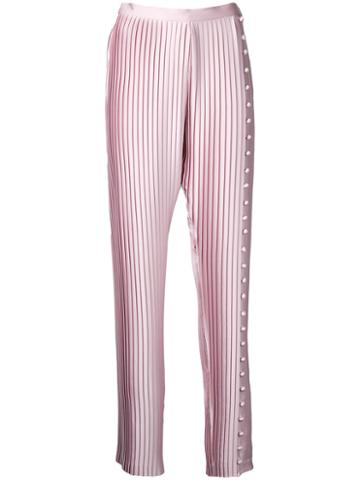 Donnah Mabel Pleated Pants, Women's, Size: 0, Pink/purple, Polyester