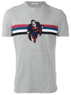 Iceberg Superman T-shirt, Men's, Size: Xxl, Grey, Cotton/polyester/spandex/elastane