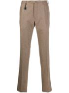 Incotex Colour Block Tailored Trousers - Neutrals