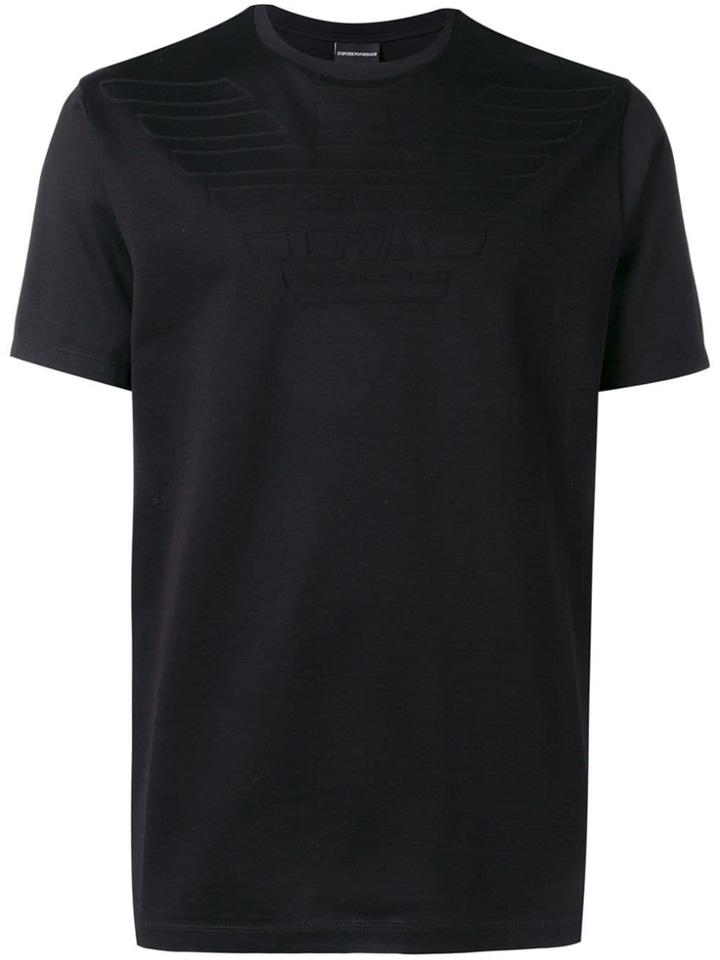 Emporio Armani Logo Stamp T-shirt - Black