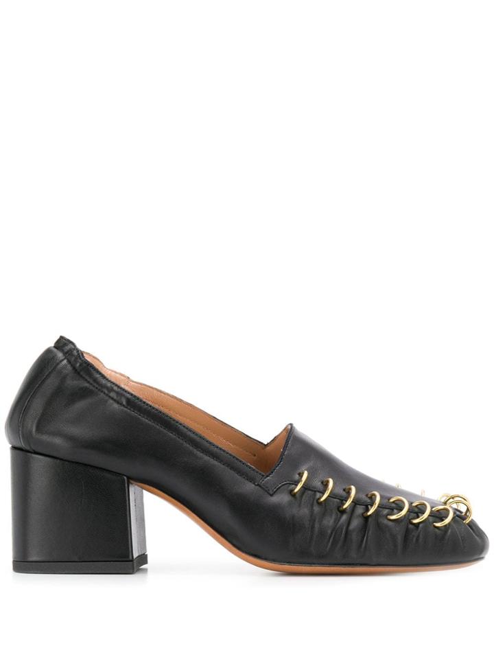 Marni Ring Details Pumps - Black
