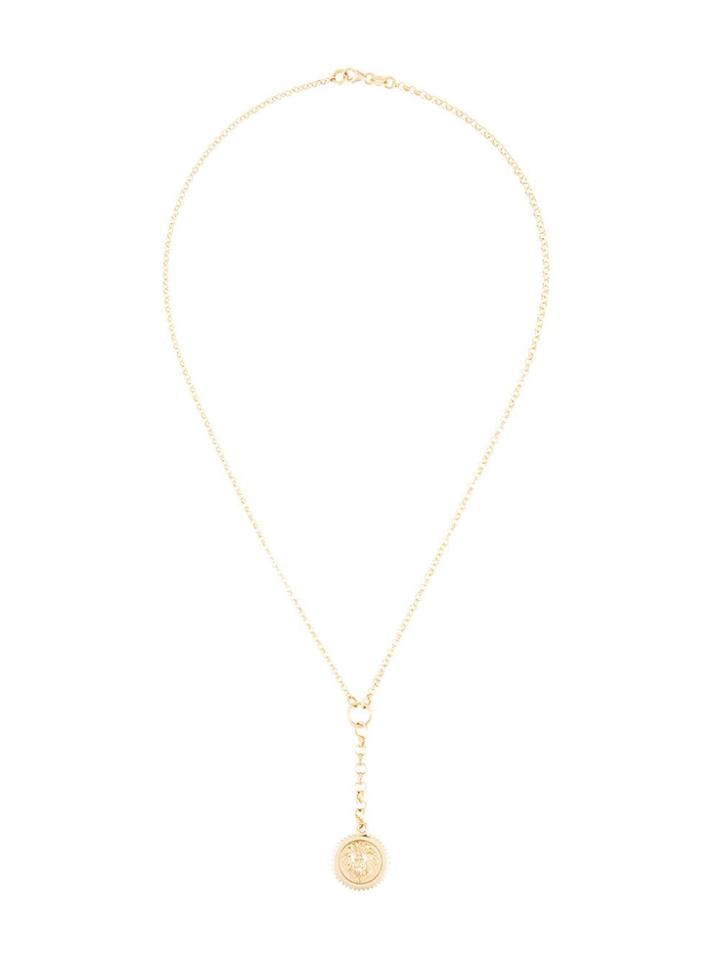 Foundrae Baby Strength Medallion Necklace - Gold