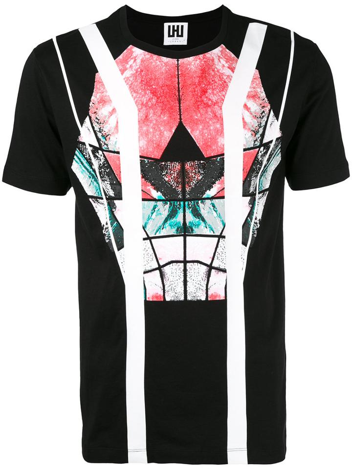 Les Hommes Urban - Robot Print T-shirt - Men - Cotton - M, Black, Cotton