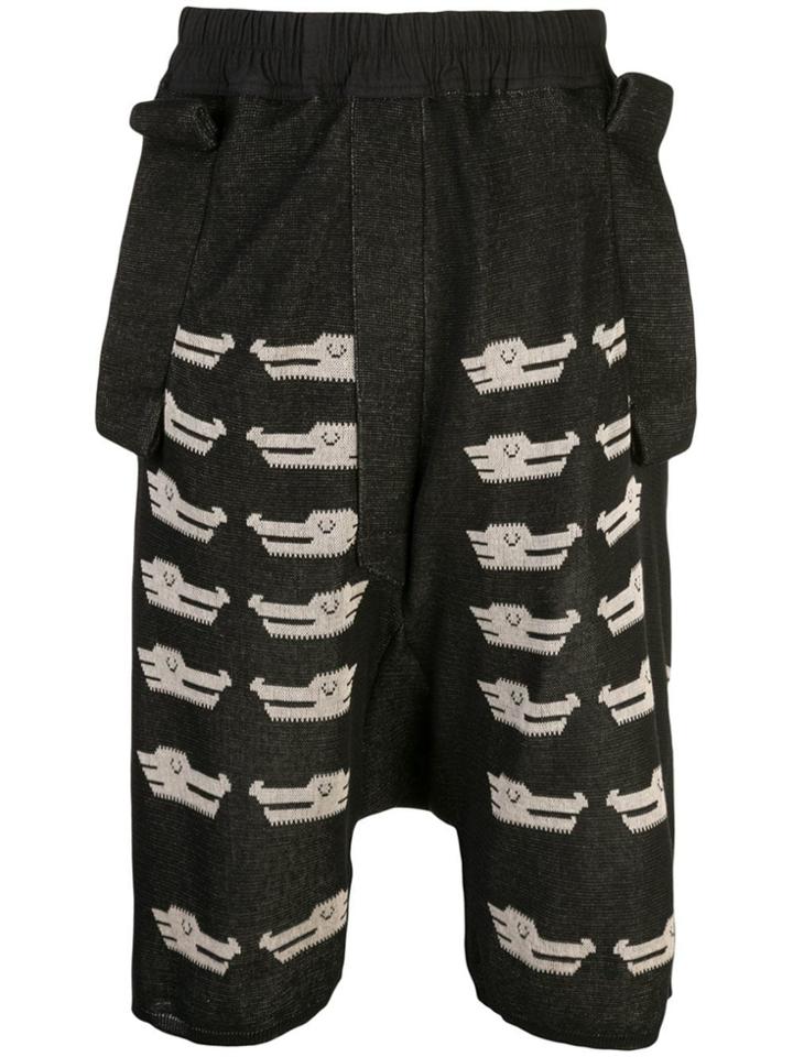 Bernhard Willhelm Graphic Print Knee-length Shorts - Black