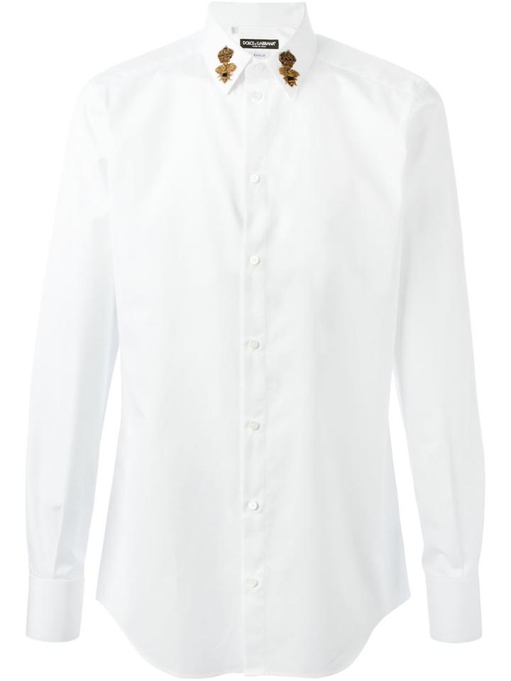 Dolce & Gabbana Embellished Collar Shirt