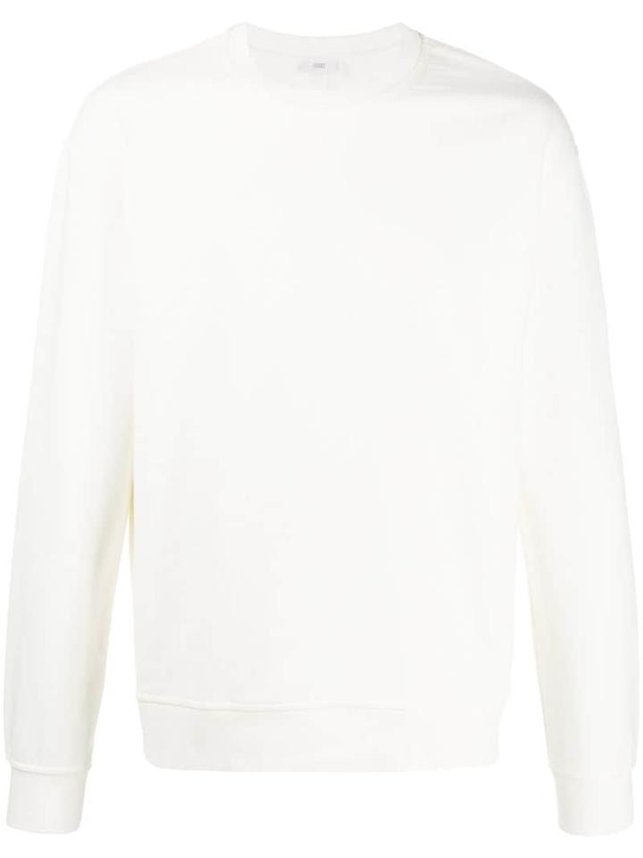 Closed Long Sleeved Pullover - White