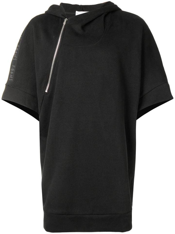 Lost & Found Rooms Hooded Sweatshirt Top - Black