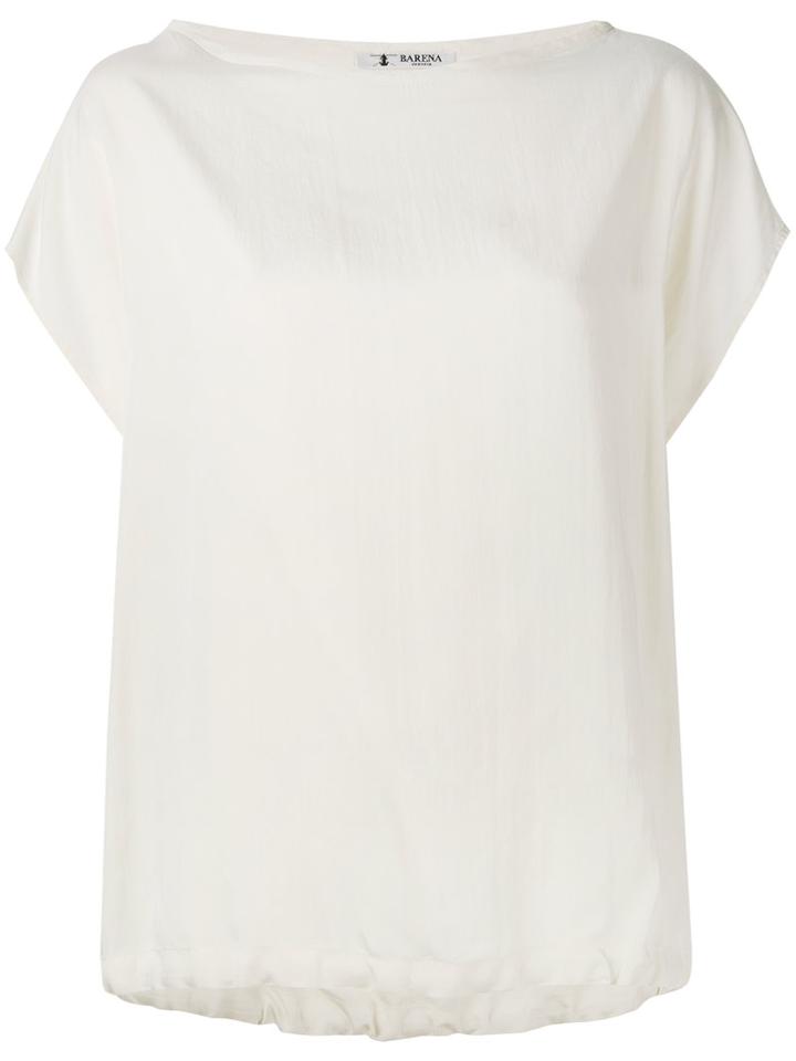 Barena - Plain T-shirt - Women - Silk/modal - S, White, Silk/modal