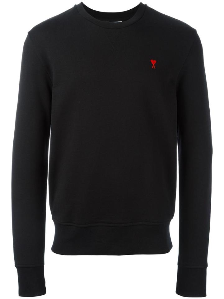 Ami Alexandre Mattiussi Ami De Coeur Sweatshirt - Black