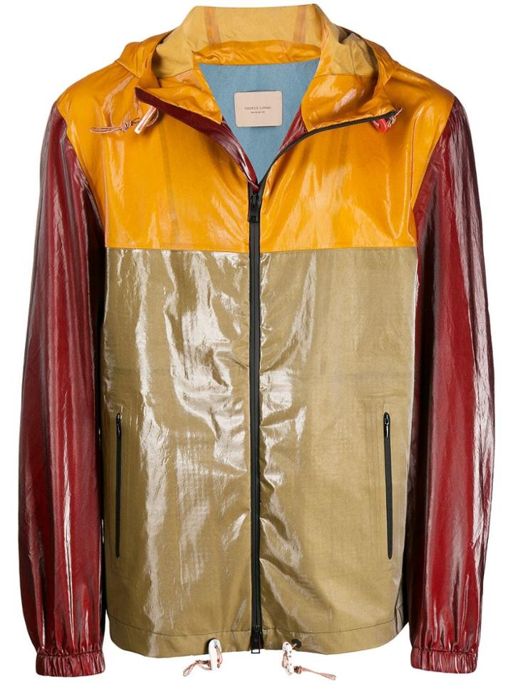 Federico Curradi Waterproof Colour Block Jacket - Red