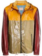 Federico Curradi Waterproof Colour Block Jacket - Red