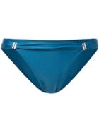 Vix Metallic Detail Bikini Set, Women's, Size: Small, Blue, Polyamide/spandex/elastane