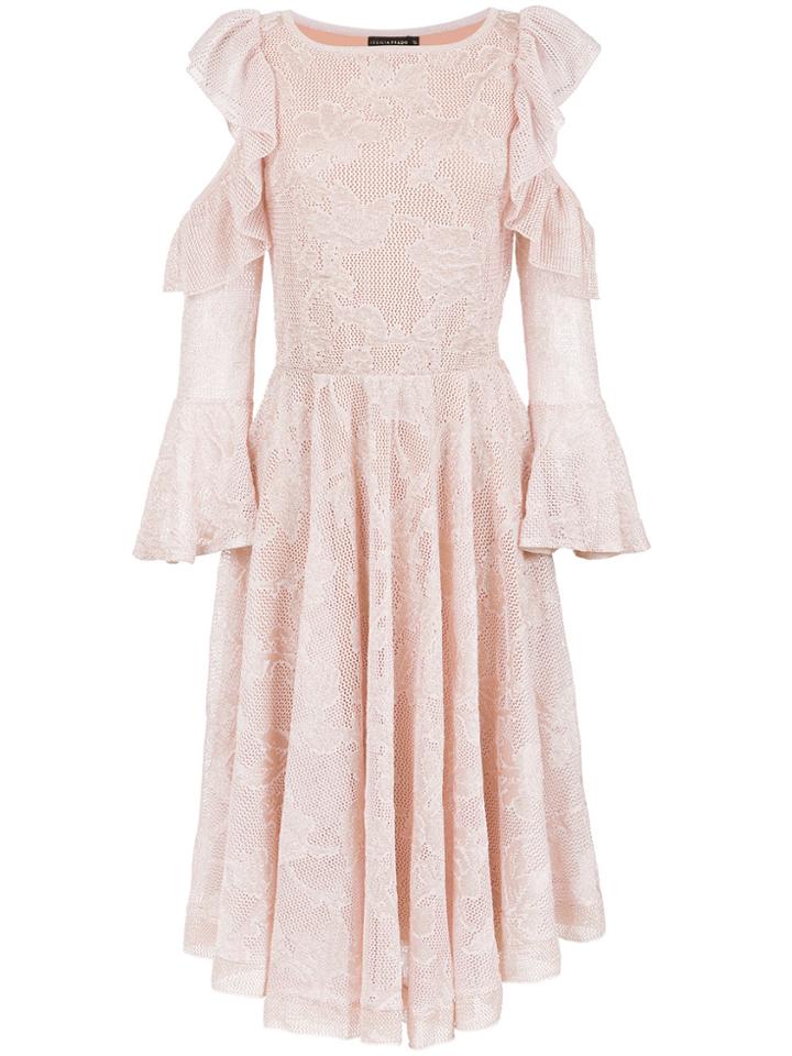Cecilia Prado Manela Flared Knit Dress - Pink & Purple