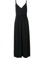 Malia Mills Strappy Maxi Dress, Women's, Size: 4, Black, Polyester