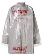 Balenciaga Bal Dry Clean Button Down Shirt - Grey