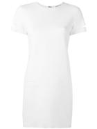 Helmut Lang Slit Sleeves T-shirt Dress - White