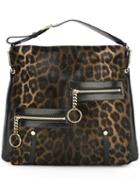 Jimmy Choo Mardy Shoulder Bag, Women's, Brown, Calf Hair/leather