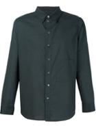 By Walid Chest Pocket Shirt, Men's, Size: Large, Black, Cotton