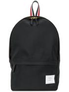 Thom Browne Stripe Detail Backpack - Black