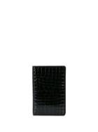 Maison Margiela Embossed Bi-fold Cardholder - Black