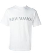 Satisfy Run Away Moth Eaten T-shirt, Men's, Size: 2, White, Cotton
