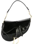 Christian Dior Vintage Saddle Handbag - Black