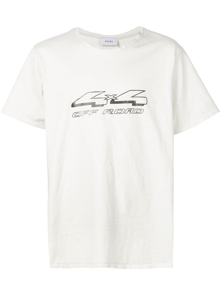 Rhude 4x4 T-shirt - White