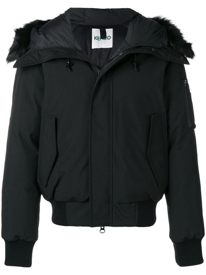 Kenzo Zipped Padded Jacket - Black