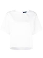 Plain T-shirt - Women - Cotton - M, White, Cotton, Polo Ralph Lauren