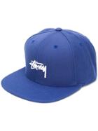 Stussy Embroidered Logo Cap - Blue