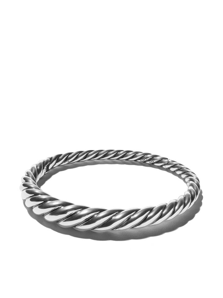 David Yurman Pure Form Cable Bangle - Metallic