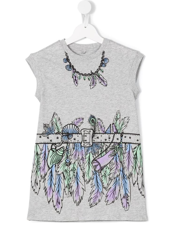 Stella Mccartney Kids Joni Beachcomber Dress, Girl's, Size: 6 Yrs, Grey