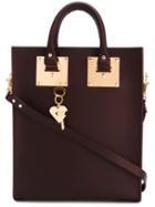 Sophie Hulme Mini 'albion' Tote, Women's, Red