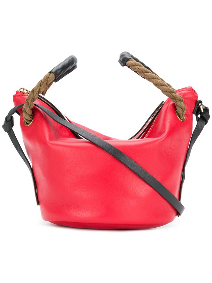 Ports 1961 Rope Handle Bucket Bag - Red
