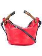 Ports 1961 Rope Handle Bucket Bag - Red