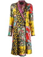 Etro Patchwork Coat - Yellow