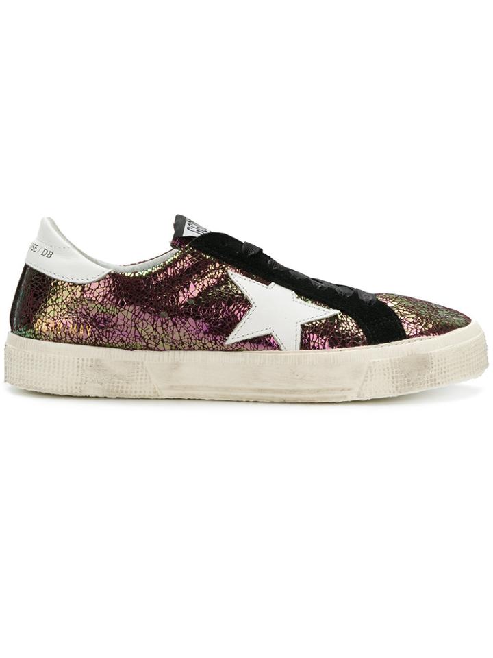 Golden Goose Deluxe Brand May Sneakers - Pink & Purple