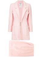 Chanel Vintage Cc Setup Suit - Pink