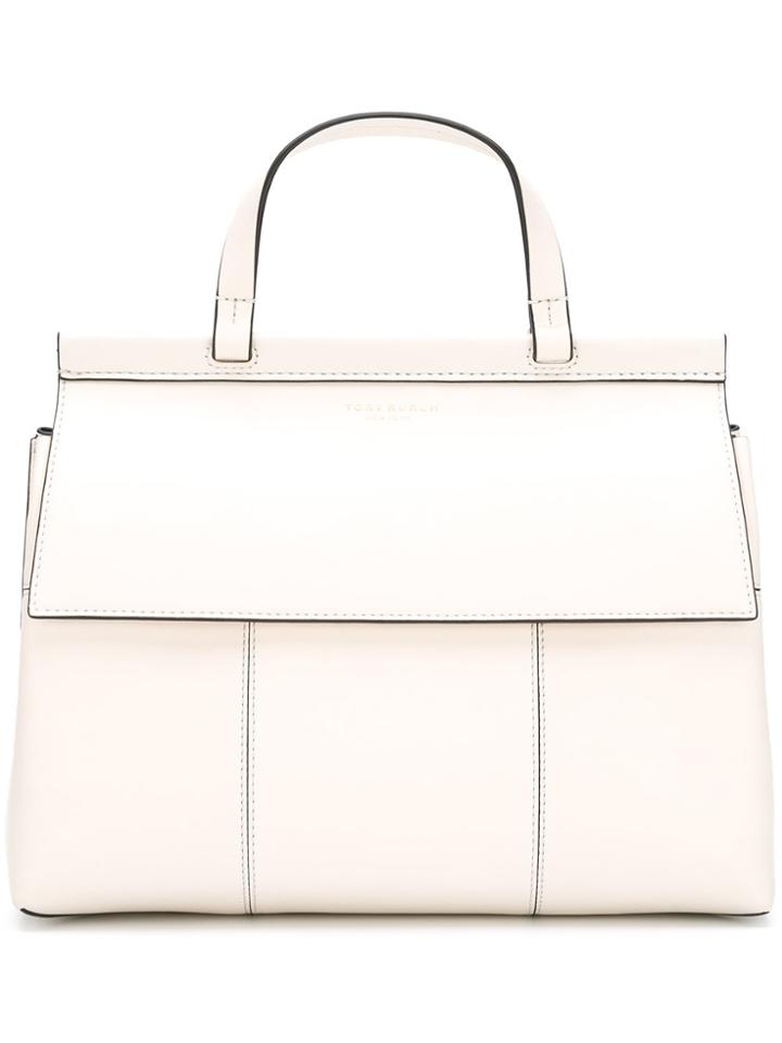 Tory Burch T Satchel - White