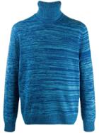 Missoni Cashmere Turtleneck Jumper - Blue