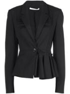 Jason Wu Collection Asymmetric Peplum Blazer - Black