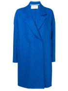 Harris Wharf London Oversized Coat - Blue