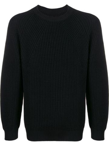 Batoner Ribbed Jumper - Black