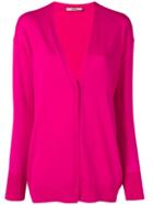 Odeeh Concealed Button Cardigan - Pink