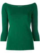 Dondup - Slim-fit Sweater - Women - Cotton - L, Green, Cotton