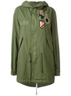 Mr & Mrs Italy Multi-patch Parka - Green